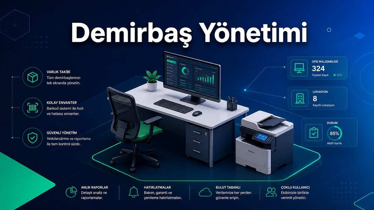 Demirbaş ve Sabit Kıymet Yönetimi — TamPazar Satıcı Paneli ile Varlıklarınızı Kolayca Yönetin