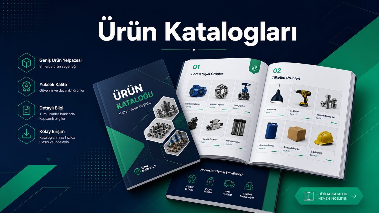 Ürün Katalogları — TamPazar’da Profesyonel Dijital ve Basılı Katalog Oluşturun