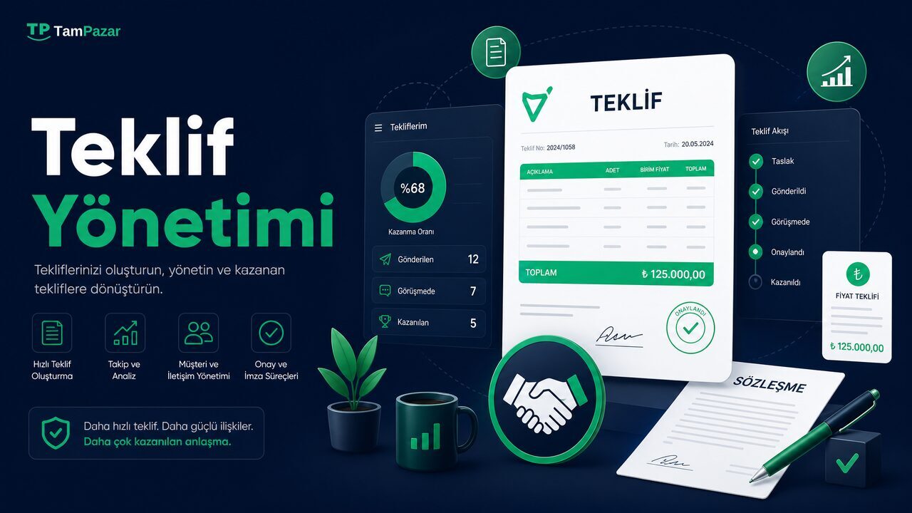 Teklif Yönetimi ile TamPazar’da Satışlarınızı Artırın