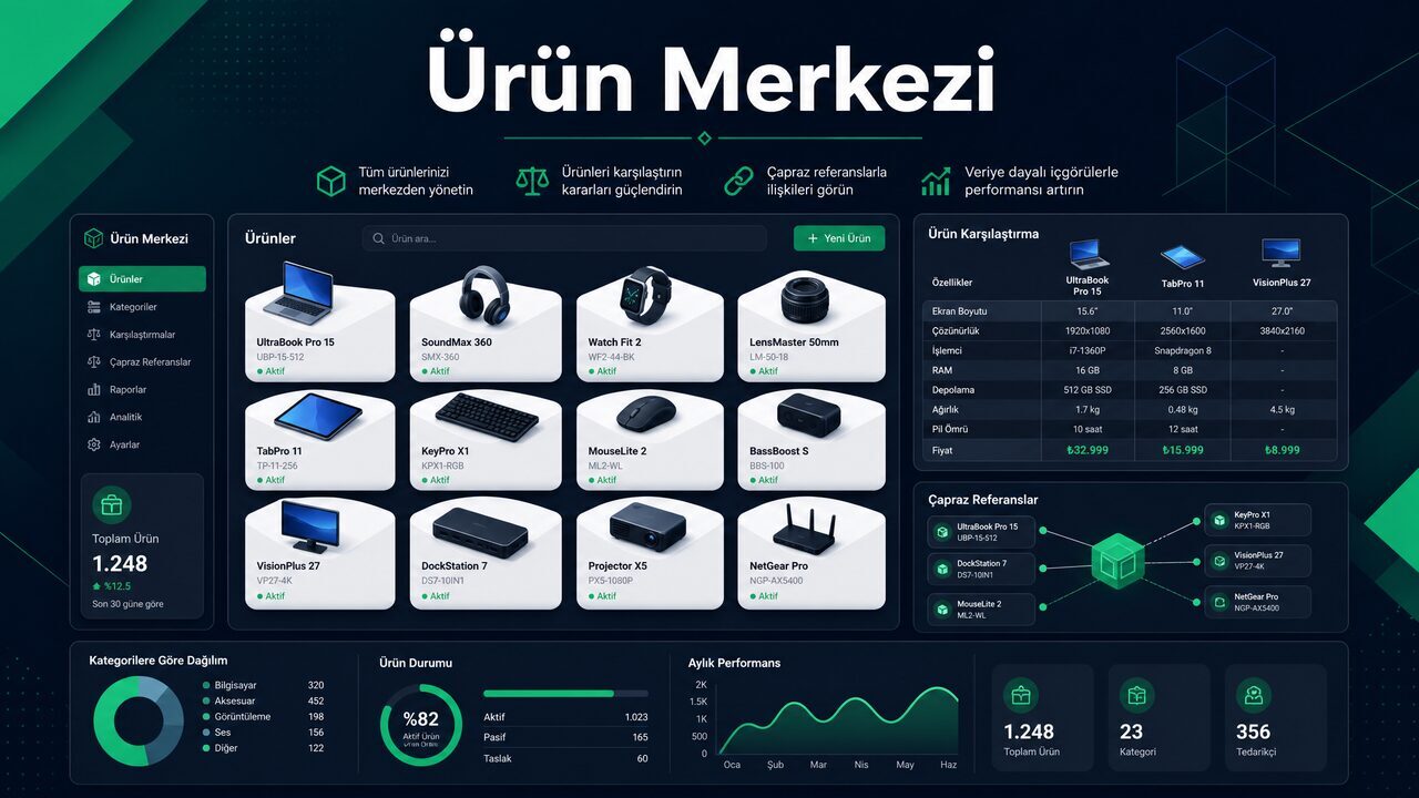 Ürün Merkezi — TamPazar ve Diğer Pazaryerlerindeki Ürünlerinizi Tek Panelden Yönetin